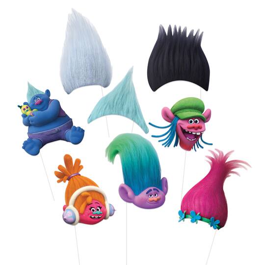 Trolls Photo Booth Props Assorted 8pc